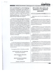 A DE 001-2008 hn - Requisitos concesiones mineras
