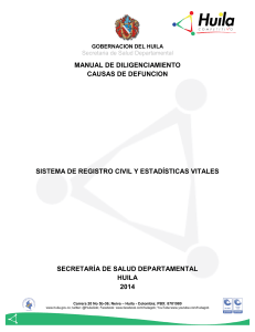 MANUAL DE DILIGENCIAMIENTO - CAUSAS DE DEFUNCION (4) (6)