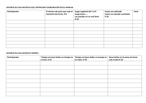 CRITERIOS DE EVALUACIÓN EN JAZZ