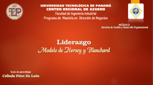 LIDERAZGO-MODELO HERSEY Y BLANCHARD
