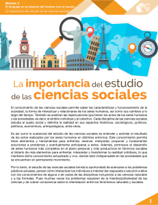 M3 S4 el estudio de las ciencias sociales PDF