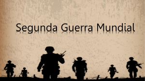 SEGUNDA GUERRA MUNDIAL
