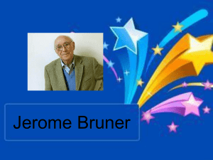 JEROME BRUNER - GERVER.