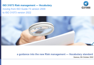 ISO 31073 Risk management — Vocabulary