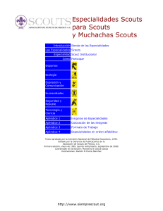 especialidades scout