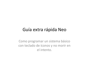 Como programar Neo con ICONOS (1)