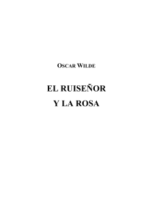 Wilde, Oscar - El Ruiseor y la Rosa