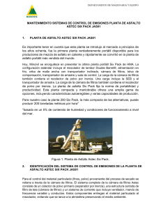 Informe Mtto Sistemas de Control de Emisiones Planta de Asfalto JAS01