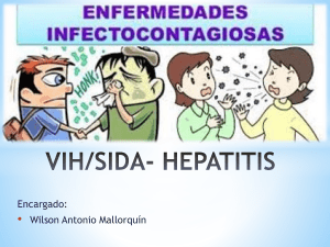 enfermedades infecto contagiosa VIH/SIDA - HEPATITIS
