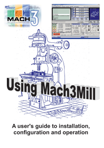 Mach3 V1 84 The English instruction manual