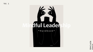 Mindful leadership manual