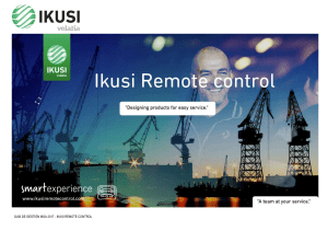 Guia Ikusi Remote Control