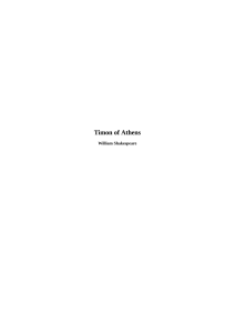 Timon of Athens - William Shakespeare - PDF