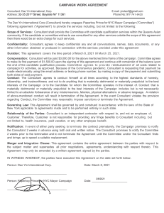Dao Yin International Corp Consulting Agreement with Paperboy Prince Campaign 3-08-21