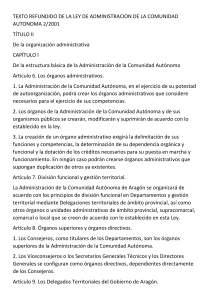 texto refundido de la ley de la administracion de la comunidad autonoma 2-2001