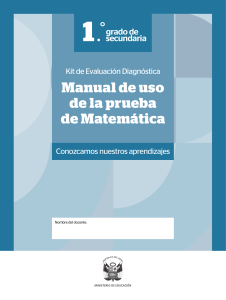 014975-ITEM 19-SEC 1-Manual Prueba Diagnostica-Secundaria (Matematica) WEB