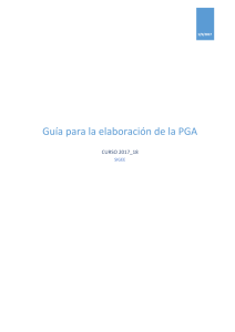 Guía para la elaboración de la PGA - PDF Descargar libre