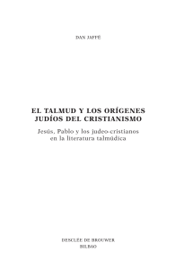 TALMUD Y LOS ORIGENES JUDIOS DEL CRISTIANISMO