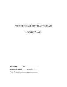 Plantilla project-management-plan-template