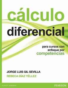 Cálculo diferencial para cursos con enfoque por competencias