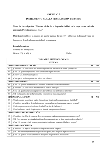 INSTRUMENTO PARA LA RECOLECCION DE DATOSS PDF