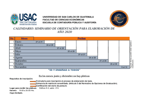 Elaboración de Tesis USAC