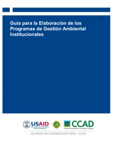 Guia para la Elaboracion de los Programas de Gestion Ambiental Institucionales Costa Rica
