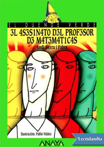 El asesinato del profesor de matemáticas - Jordi Sierra