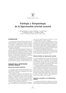 Hipertension fisiopatologia Servicio de Cardiologia. Hospital Virgen de la Salud. Toledo.2003