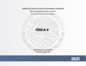 Fisica-II (Programa de estudio)