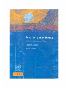 TEORIAS Y METAFORAS SOBRE EL DESARROLLO TERRITORIAL.