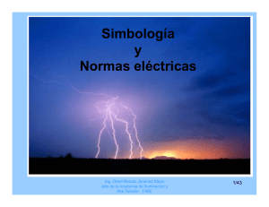 LISTADO DE NORMAS ELECTRICAS