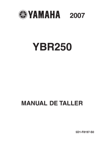  yamaha manual de taller yamaha ybr 2007