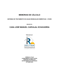 Memorias de calculo STARD Proyecto Santa Elena