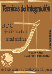 500 ejercicios resueltos Integral Indefinida - Mateamigo
