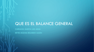 Que es el Balance General