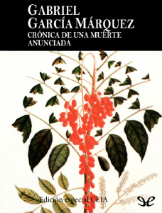 Cronica-de-una-Muerte-Anunciada - Gabriel Garcia Marquez
