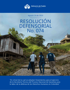 2020 Resolucion 074 Defensoría del Pueblo