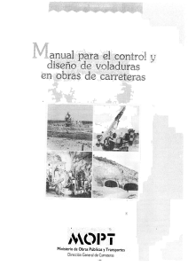 Manual para el Control y Diseno de Voladuras en Obras de Carreteras (MOPT)
