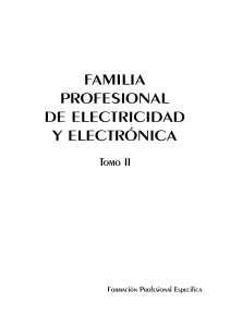 Familia Profesional de Electricidad y Electrónica. Normativa Educación.