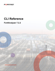 FortiAnalyzer 7.2.2 CLI Reference