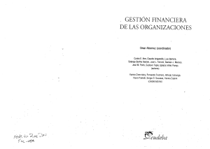 GESTION FINANCIERA DE LAS ORGANIZACIONES