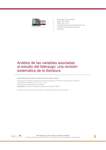 Aguilar-Bustamante, Correa-Chica - 2017 - Análisis de las variables asociadas