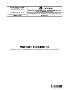 NRF 095 PEMEX 2013 MOTORES ELECTRICOS