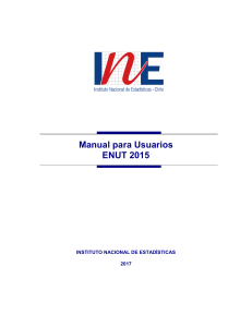 Manual de Usuario ENUT 2015