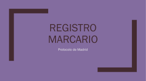 Registro Marcario-Protocolo de Madrid