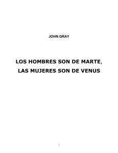 John Gray-Los hombres son de Marte las mujeres de Venus