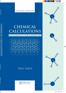 Yates, Paul - Chemical Calculations   Mathematics for Chemistry, Second Edition-CRC Press (2007)