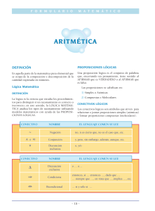 02 Formulario Aritmetica