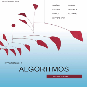 Introduccion a Algoritmos, 3 Edition  2009-Thomas H. Cormen, Charles E. Leiserson, Ronald L. Rivest, Clifford Stein